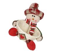 PANFHGFG Panier de Rangement de Bonbons en Tissu Efficace avec des décors de Vacances de Conception de père Noël pour Les Accessoires d ' Arbre de Noël, conteneur de Bonbons en Tissu d ' Organisation