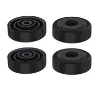 PANFHGFG Protecteur de pour Haut-parleurs, 4 pièces, Pointes de, Pieds d ' Isolation, Plateau tournant, Coussin d ' Isolation pour amplificateur, Accessoires d ' équipement Portables