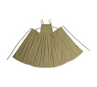 PANFHGFG Tablier de ménage imperméable étendu en tissu en nylon imperméable plissé long chasuble pour la peinture, la cuisine et l ' art des ongles Tablier plissé pour les studios d ' art