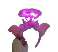 PANFHGFG Taille unique, convient à la plupart des serre-têtes à LED en forme d ' ange blanc pour améliorer votre look de déguisement d ' Halloween, accessoire de fête