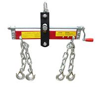 panfudongk Grue d'atelier - Support de moteur - Compensation de charge - 900 kg - Rouge et argenté