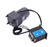 panfudongk Moteur électrique industriel avec régulateur de vitesse, alliage d'aluminium, bobine en cuivre, réglable en continu, 220 V, 40 W, 0-68 tr/min