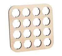 PANGBOER 16 emplacements en bois pour capsules de bouteilles, 1/2/4 pièces, support pour capsules de bière, pour la décoration de la maison et les vitrines de collection