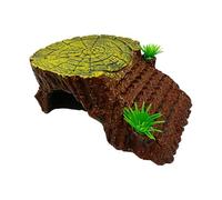 PANGBOER Abri naturel pour reptiles et lieux de ronflement - Cachettes de poissons - Accessoires décoratifs pour grands aquariums - Résine - Habitat grotte