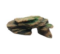 PANGBOER Abri naturel pour reptiles et lieux de ronflement - Cachettes de poissons - Accessoires décoratifs pour grands aquariums - Résine - Habitat grotte