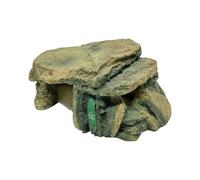 PANGBOER Abri naturel pour reptiles et lieux de ronflement - Cachettes de poissons - Accessoires décoratifs pour grands aquariums - Résine - Habitat grotte