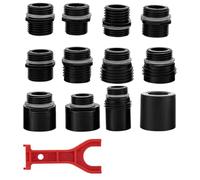 PANGBOER Adaptateur De Tête Pulvérisateur D'évier Pivotant À 360 Degrés Accessoire avec Robinets Extractibles Construction en Plastique Robuste Utilisation L'adaptateur Tête Robinet