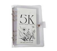 PANGBOER Album de défi mensuel pour économiser de l'argent 2500 compartiments