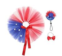 PANGBOER Bandeau tendance avec nœud pour animal de compagnie - Bavoir mignon pour animal de compagnie - Jupe pour chiens de petite taille - Bavoir pour baver - Housses de bible pour filles - Col