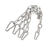 PANGBOER Boxing Bag Connecting Hook Chain Stainless Steel Swivels Chain with Hook Heavy Duty Swing Hanger Punches Strong Punch