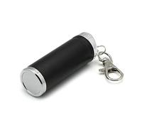 PANGBOER Cendrier portable de poche ignifuge en métal ABS anti-odeurs avec porte-clés pour l'extérieur