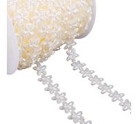 PANGBOER Chaîne de Perles artificielles, pour Artisanat d ' Art, Perles d ' Imitation, pour Bouquets de Bougies, décoration de Mariage pour Artisanat
