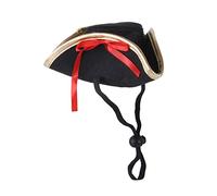 PANGBOER Chapeau de Noël pour animal de compagnie - Chapeau de capitaine pirate pour chien - Accessoire pour animal de compagnie - Chapeau de cosplay pour animal de compagnie - Accessoire de cosplay