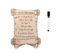 PANGBOER Décorations en bois faites à la main pour la fête des mères Appreciate Mom - Centre de table - Plaque de table - Pour bureau, chambre à coucher, maison, fête des mères