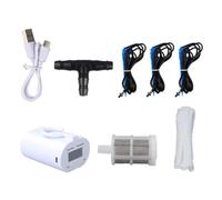 PANGBOER Dispositif d'arrosage automatique intelligent avec vitesse variable Idéal pour 4 à plusieurs fleurs ABS retardateur de flamme Minuteur d'eau