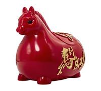 PANGBOER Figurines de cheval - Tirelire - Jolie pièce de monnaie - Décoration de bureau - Décoration de bureau - Décoration de maison - Boîte à monnaie