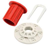 PANGBOER Global Replacement Operate Wheel Panier à rondelle à trois roues Courant continu Plusieurs marques Construction permanente en polystyrène assure la longévité du panier à trois roues de