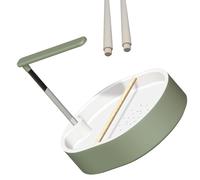 PANGBOER Grande baignoire à oiseaux avec 2 perchoirs en bois de pin et couvercle anti-éclaboussures pour divers oiseaux Grand bac à oiseaux avec moteur USB et bâtons réglables pour un entretien facile