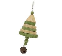 PANGBOER Guirlande d ' enrichissement de Cage de Hamster pour Petits Animaux de Compagnie, Jouet d ' de Luzerne Timothy avec Crochet en métal et Couches texturées, Jouet à mâcher pour Petit Animal de