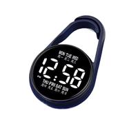 PANGBOER Horloge numérique électronique portable résistante à l'eau avec écrans tactiles, veilleuses, technologie anti-fatigue oculaire, bureau multifonctionnel pour étudiants