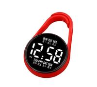 PANGBOER Horloge numérique électronique portable résistante à l'eau avec écrans tactiles, veilleuses, technologie anti-fatigue oculaire, bureau multifonctionnel pour étudiants