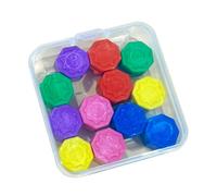 PANGBOER Jeu de de Pierres coréen Classique, 12 pièces, Ensemble de Pierres Gonggi, Jeu Traditionnel coréen, Jouet de Coordination œil-Main