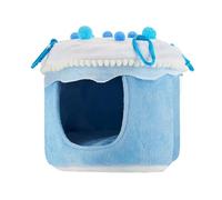 PANGBOER Lit d'oiseau en peluche pour cage à oiseaux - Nid d'élevage pour petits animaux à suspendre pour perruches - Hamac d'hiver chaud