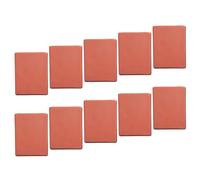 PANGBOER Lot de 10 fausses briques décoratives pour aquariums de tortues d'intérieur et d'extérieur Briques décoratives pour pot de fleurs en terre cuite