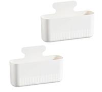 PANGBOER Lot de 2 boîtes de rangement magnétiques pour réfrigérateur, armoire, assiette, cuisine, bureau, maison