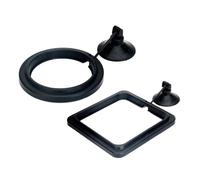 PANGBOER Lot de 2 mangeoires pour aquariums - Anneaux de flottaison - Pour divers aquariums - Durabilité