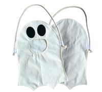 PANGBOER Lot de 2 sacs de collection de bonbons d'Halloween pour enfants - Plan de manifestation permanent - Autrement Traiter des addons recyclables - Tour permanent ou sac à friandises