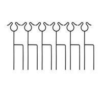 PANGBOER Lot de 6 piquets de Guidage pour Tuyau d ' arrosage Inserts de arqués en métal pour Le routage des Bordures d ' Autour des parterres de Fleurs de contrôle de la Ligne d ' arrosage