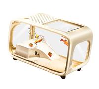 PANGBOER Marinepark informatique transparent avec couvercle pour maintenir l'identité de l'écosystème pour poissons de chasse et animaux marins Plan compact faible Ma