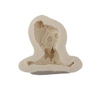 PANGBOER Moule à bougie en silicone pour fille - Moule à bougie d'encens - Moule à gâteau et fondant