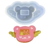 PANGBOER Moule à Pendentif en Forme de nœud Papillon en Forme d ' Ours, en résine, en Silicone, pour, Porte-clés, Pendentif décoratif, mouvant, pour Bricolage, Artisanat, moules à Pendentif en Forme