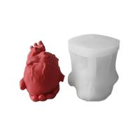 PANGBOER Moules en résine en forme de cœur pour la fabrication de savons, chocolats, gâteaux, fondants, décorations de chambre