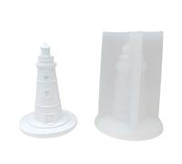 PANGBOER Moules en silicone en forme de phare pour photophore, décoration d'intérieur, tasse en silicone