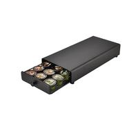 PANGBOER Organiseur de dosettes de café efficace pour économiser de l'espace - Peut contenir 24 capsules - Accessoire portable pour cuisine ou salle de pause - Utilisation quotidienne - Tiroir à