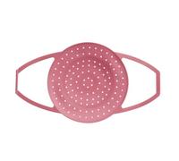 PANGBOER Panier à Vapeur perforé, Insert en Silicone avec Pieds surélevés, poignées latérales, Petits, boulettes, légumes, Fruits de mer, ustensiles de Cuisine, Accessoire de Cuisson à la Vapeur,