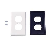 PANGBOER Plaque murale de protection pour prise de courant avec compatibilité générale et obturateur à l'épreuve des enfants pour la maison