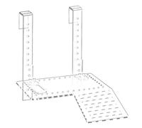 PANGBOER Plateforme transparente en acrylique pour tortue pour aquarium, reptiles, poissons et tortues