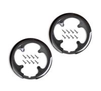 PANGBOER Protecteur De Plateau Vélo À Installer Rapidement Couvercle Renforcé pour Différents Types Protège-chaîne Réfléchissants