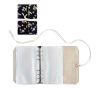 PANGBOER Sac de rangement pour aiguilles circulaires avec 12 pochettes amovibles en PVC avec fermeture éclair pour aiguilles à tricoter