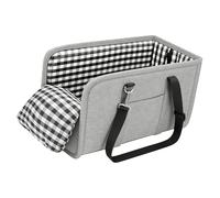 PANGBOER Sac de transport compact pour animaux de compagnie avec fond renforcé et installation facile