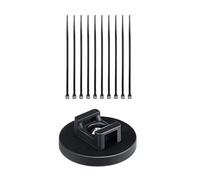 PANGBOER Serre-câble magnétique multifonction avec clip de verrouillage, pratique pour l'organisation des fils d'intérieur et d'extérieur, 22 mm/43 mm, usage quotidien