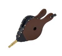 PANGBOER Souffleur à soufflet en bois avec buse en métal, corps riveté et boucle de rangement pour barbecue à charbon de bois et installation de camping, poêle de camping Souffleur à charbon de