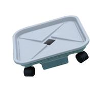 PANGBOER Support roulant pour plantes - Support supérieur pour intérieur et extérieur - Avec roulettes rondes en métal - Pour le rangement du balcon - Anti-fuite - Plateau de jardin