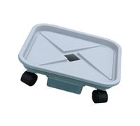 PANGBOER Support roulant pour plantes - Support supérieur pour intérieur et extérieur - Avec roulettes rondes en métal - Pour le rangement du balcon - Anti-fuite - Plateau de jardin