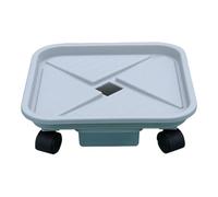 PANGBOER Support roulant pour plantes - Support supérieur pour intérieur et extérieur - Avec roulettes rondes en métal - Pour le rangement du balcon - Anti-fuite - Plateau de jardin