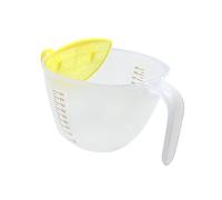 PANGBOER Tasse à mesurer pour battre les œufs - Bol de mesure liquide avec échelle en polypropylène